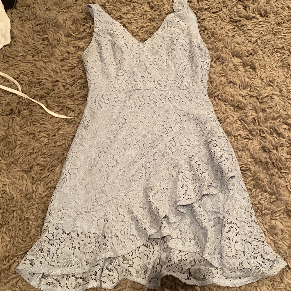 Blue lace  dress